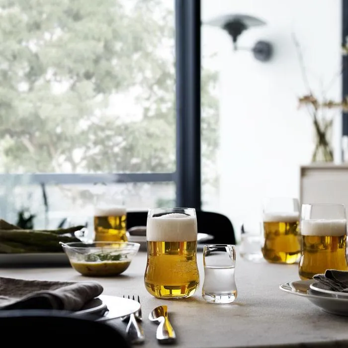 Holmegaard Future Tumbler, 12.5 oz, Clear, 4 pcs.