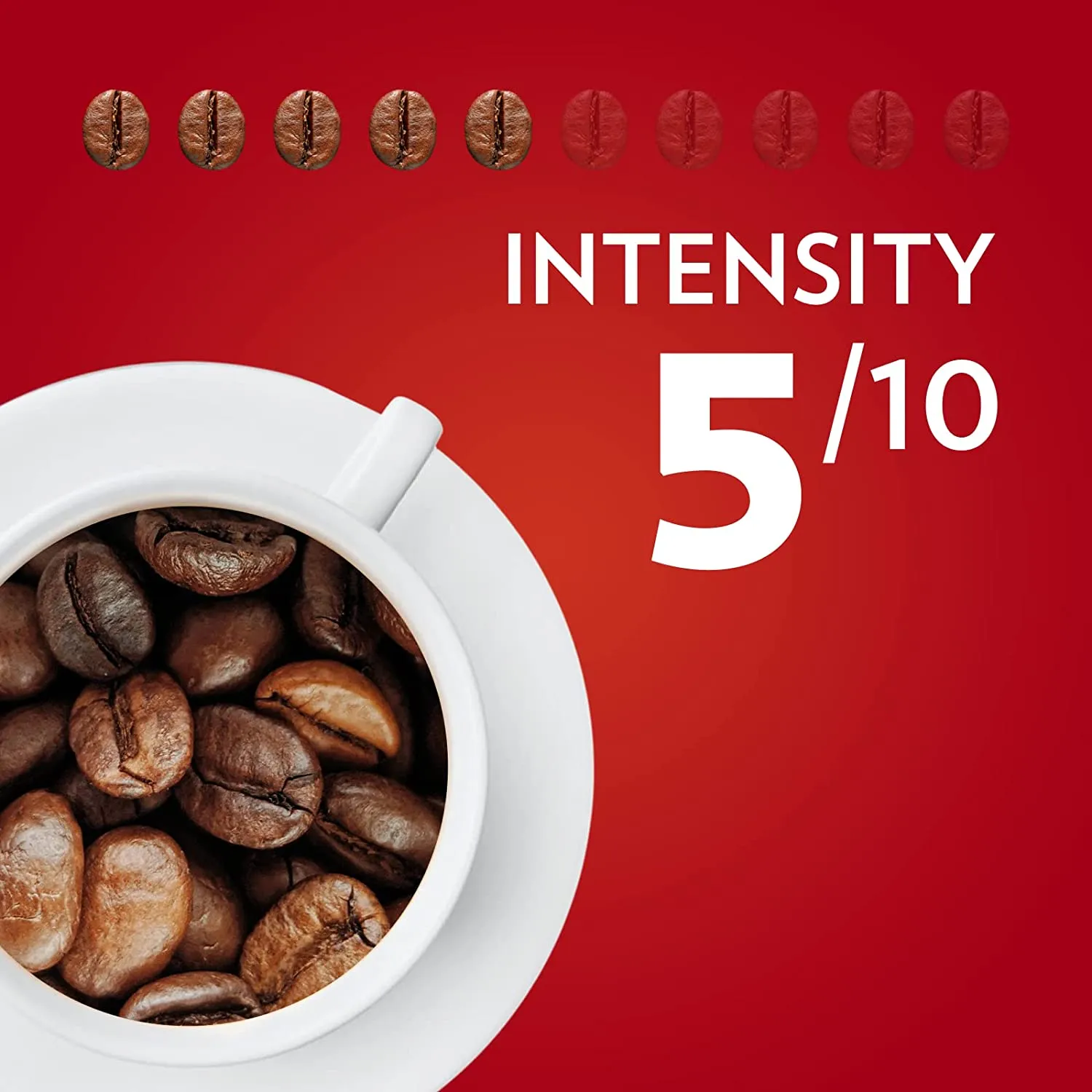 Lavazza Qualità Rossa Whole Bean Coffee, Medium Roast, 1 Kg