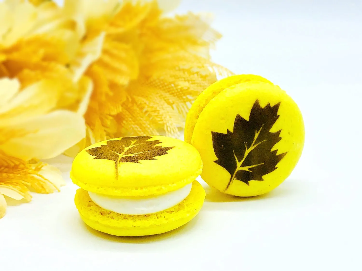 Leaf Macarons | Custom Gourmet Macarons | Perfect for Thanksgiving and Your Next Holiday Celebrations