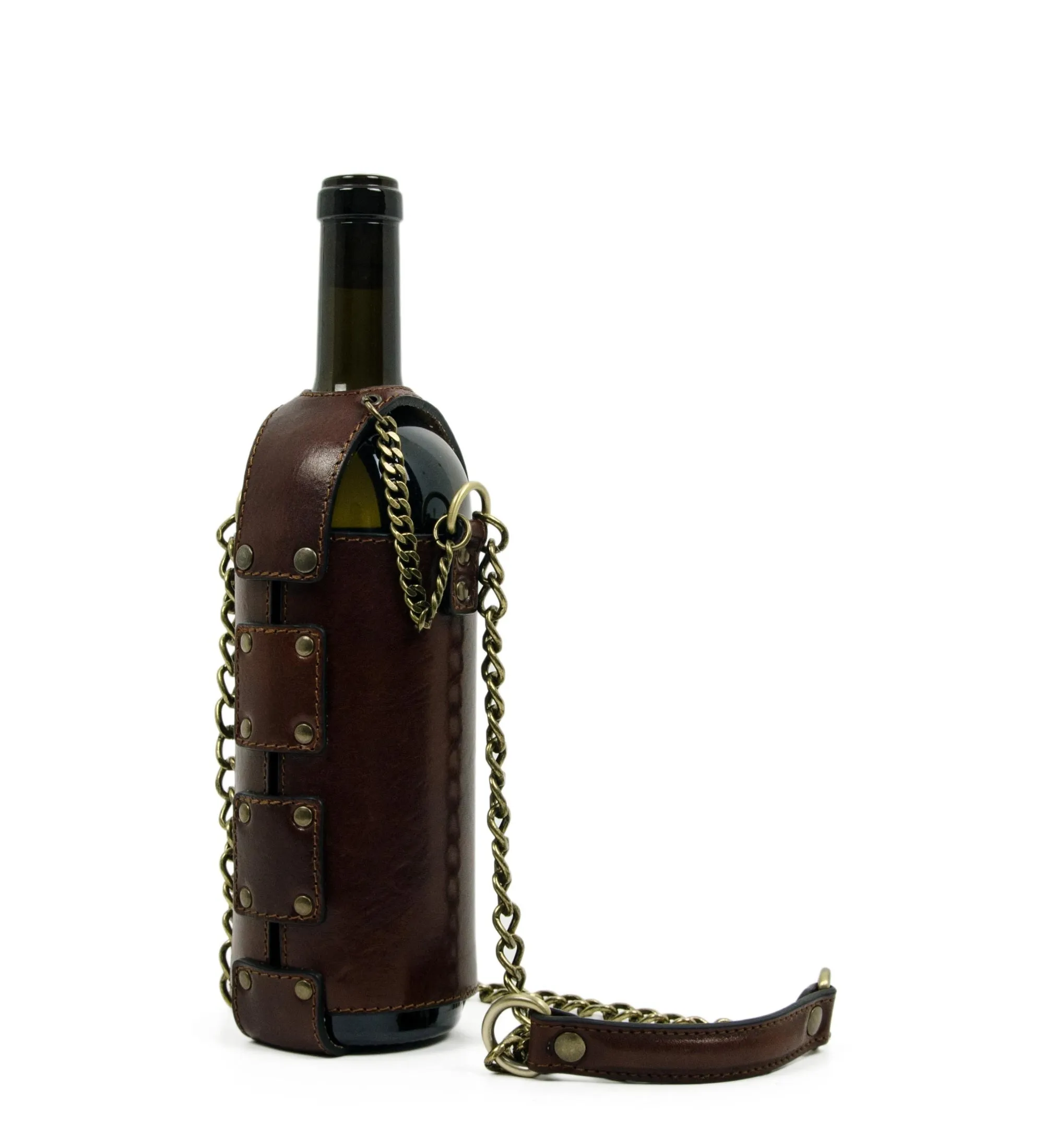 Leather Wine Tote for Women - Saving Grapes