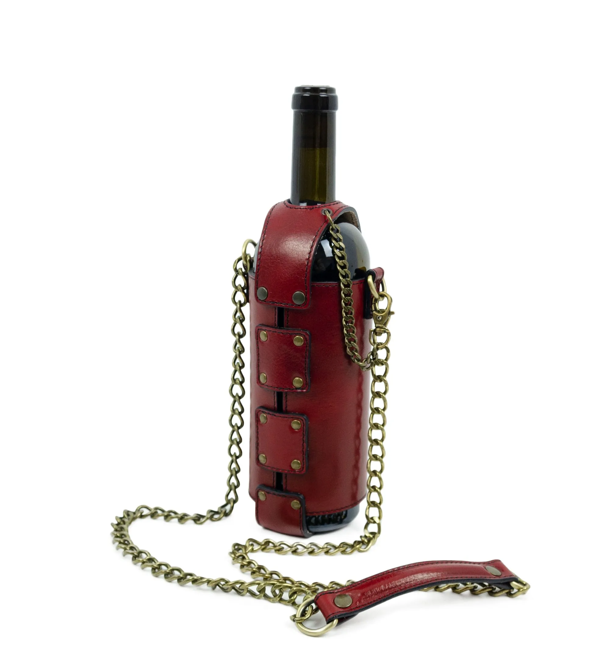 Leather Wine Tote for Women - Saving Grapes