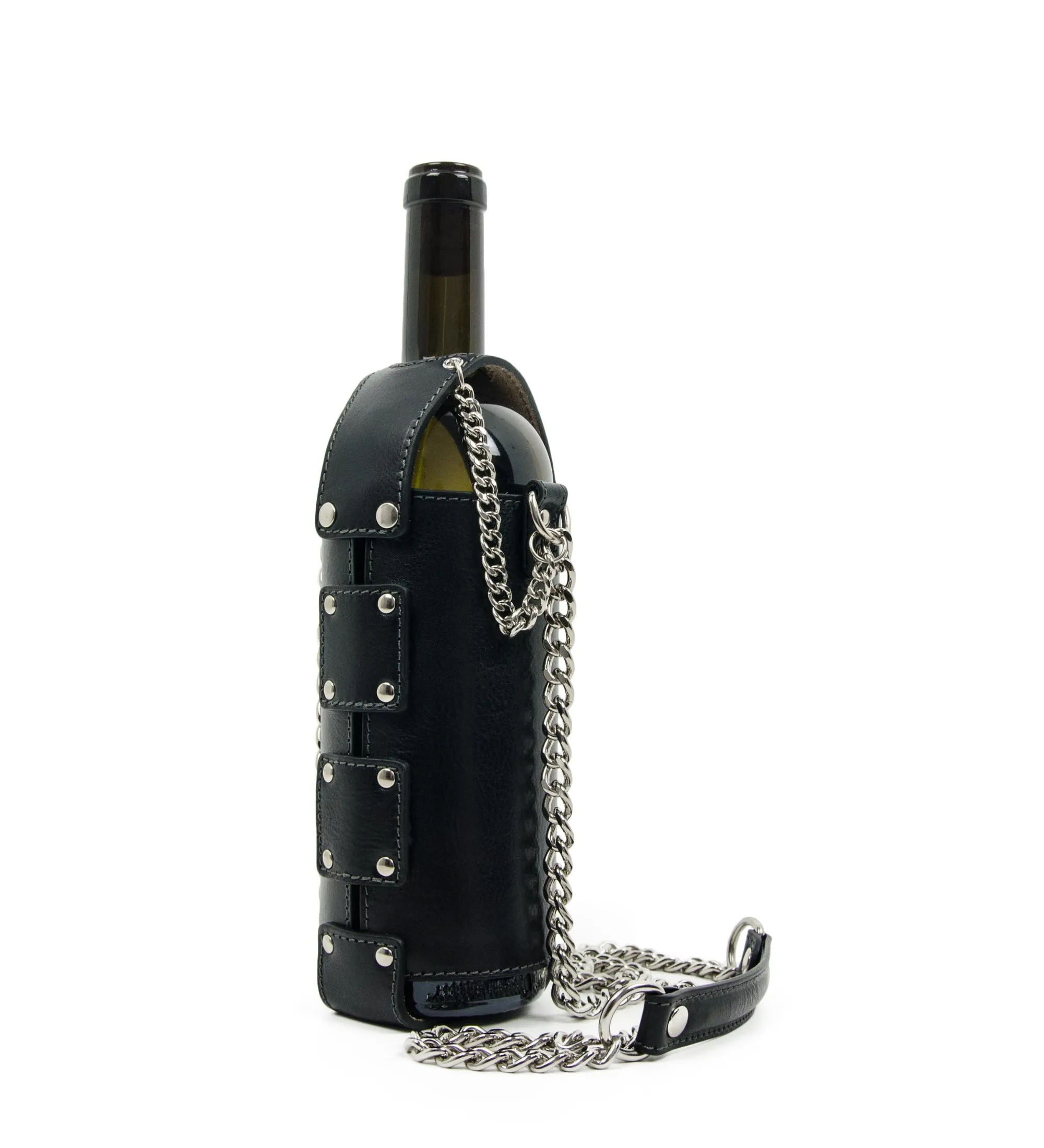 Leather Wine Tote for Women - Saving Grapes