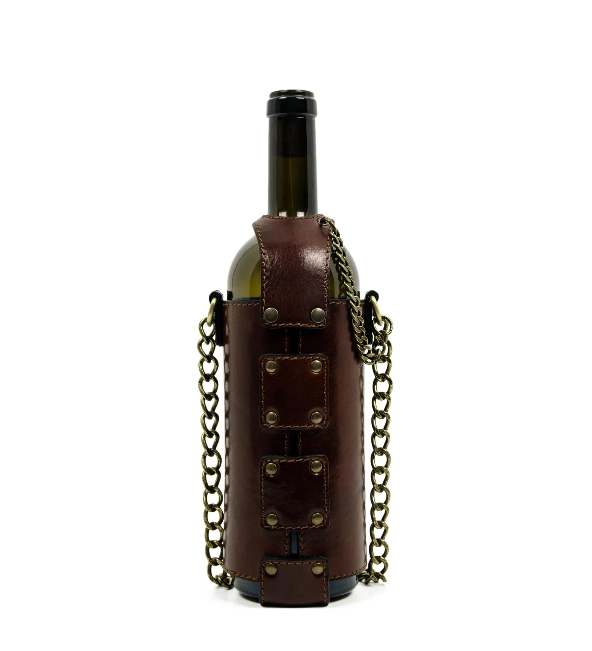 Leather Wine Tote for Women - Saving Grapes