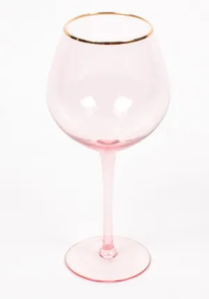 Light Pink Wine Glass