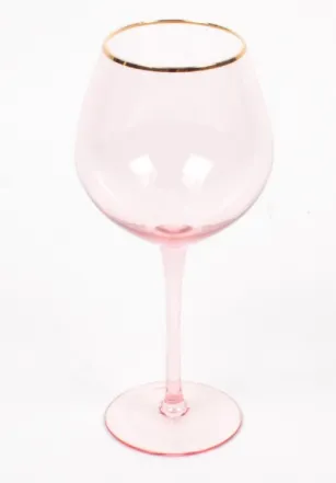 Light Pink Wine Glass