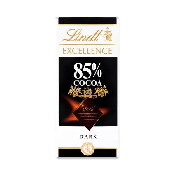 LINDT EXCELLENCE COCOA DARK 85% 100GM