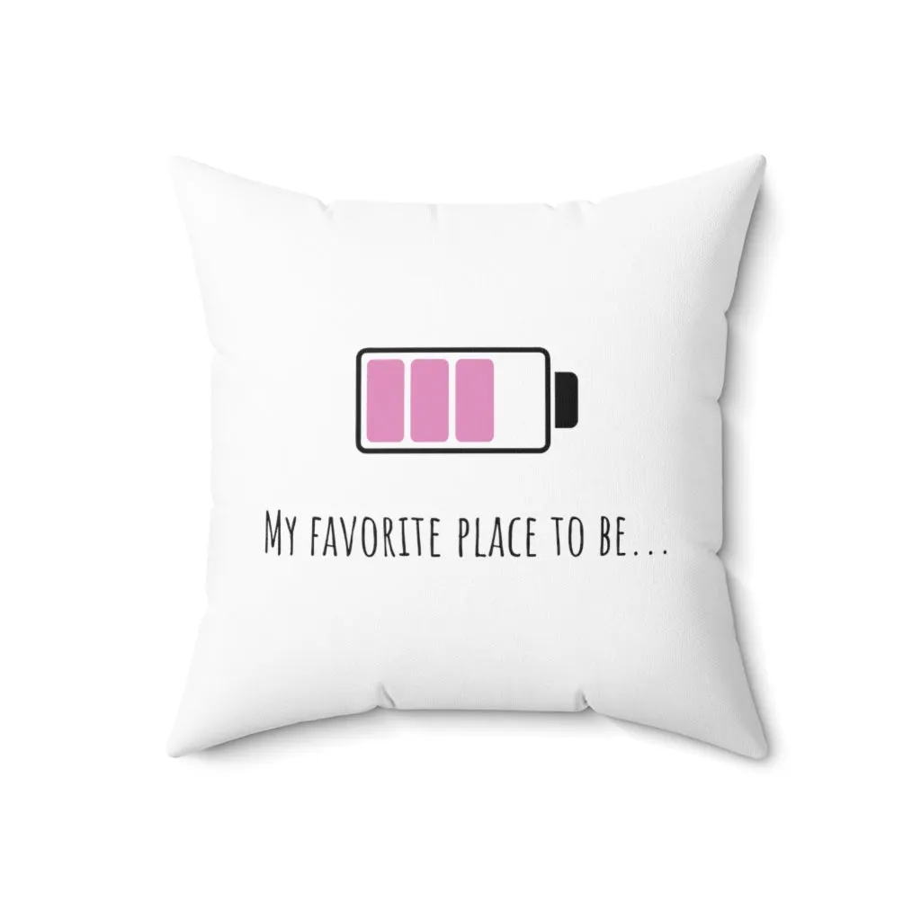 Low Battery Pillow Case