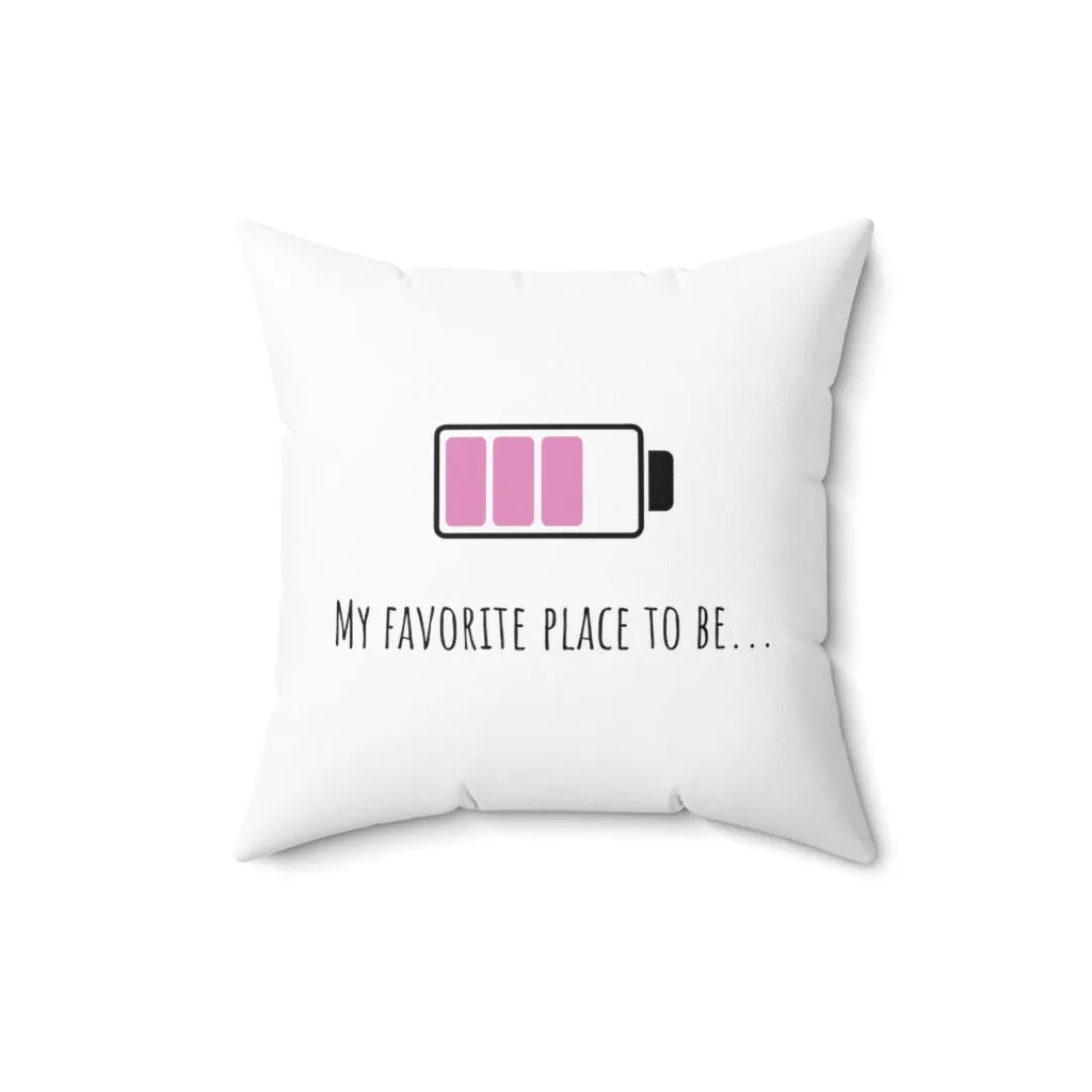 Low Battery Pillow Case