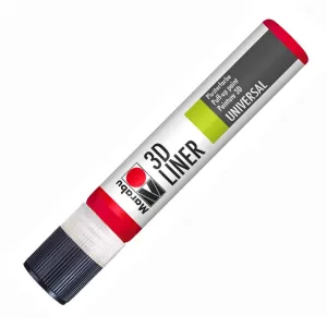 Marabu 3D-Liner, 631 3D-Cherry Red, 25 Ml