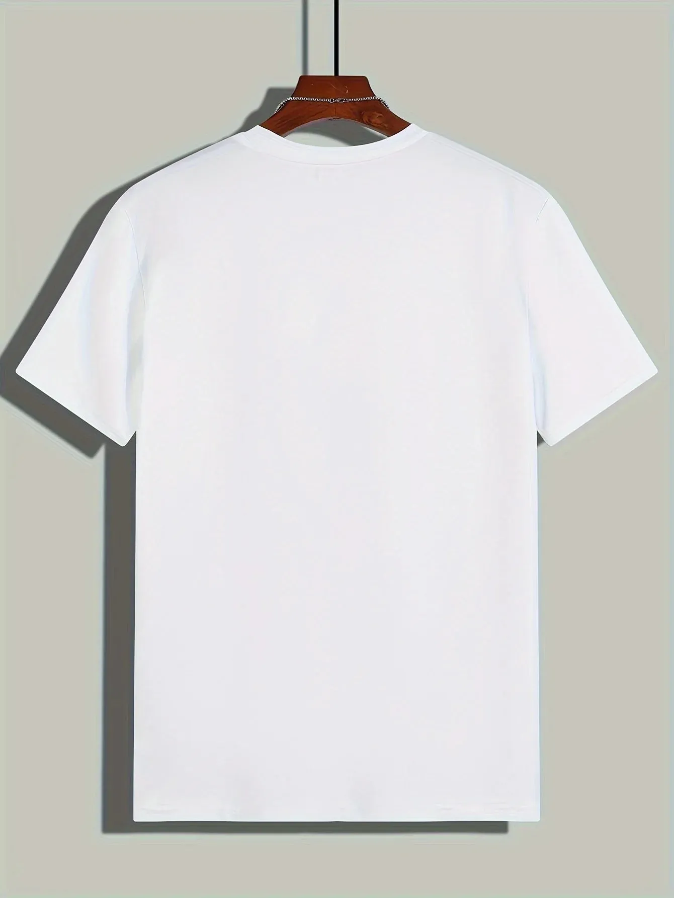 Men’s Funny Dog First Print Cotton T-Shirt