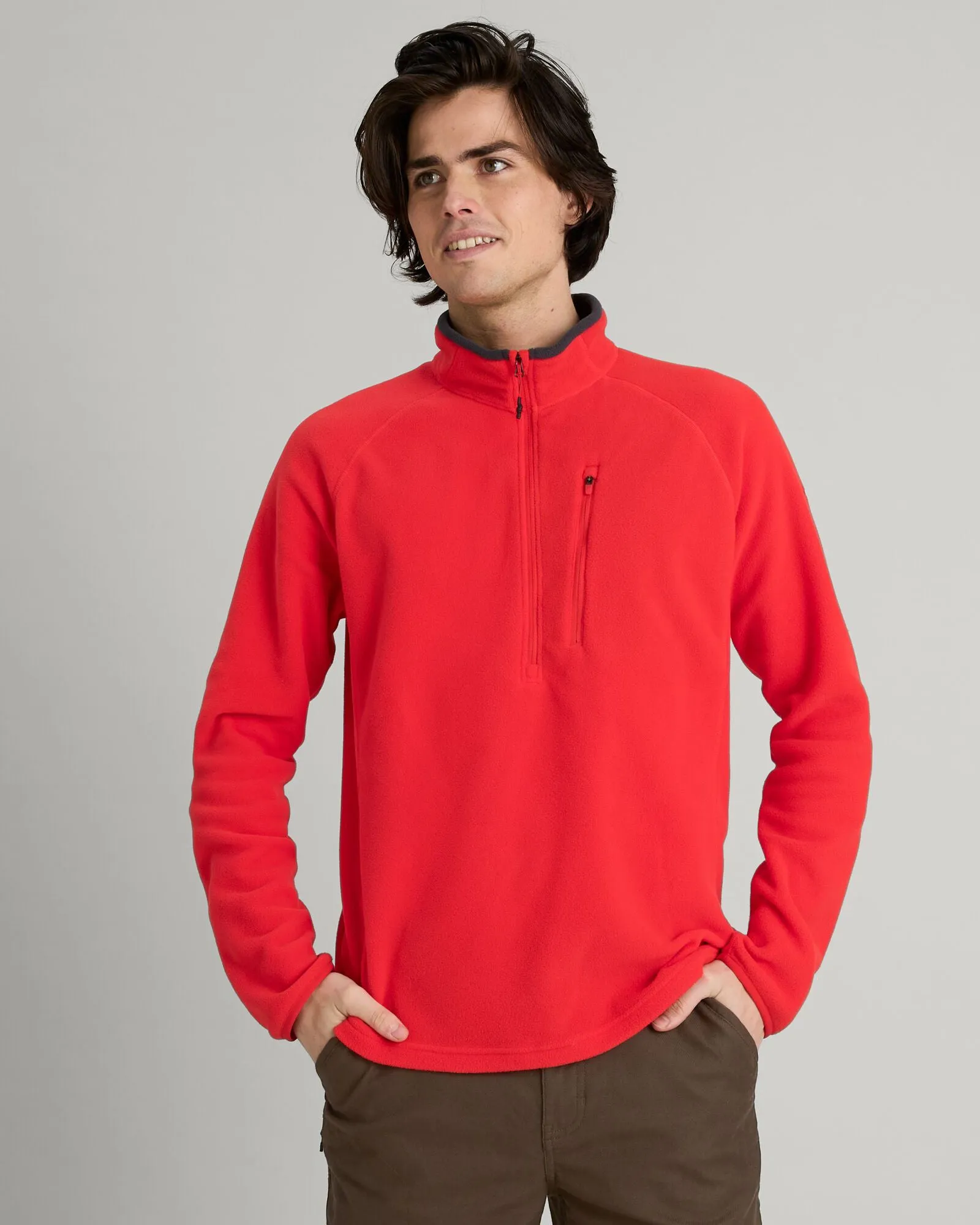 Men's Ridge 100 PrimaLoft Bio Pullover - Alpine Red
