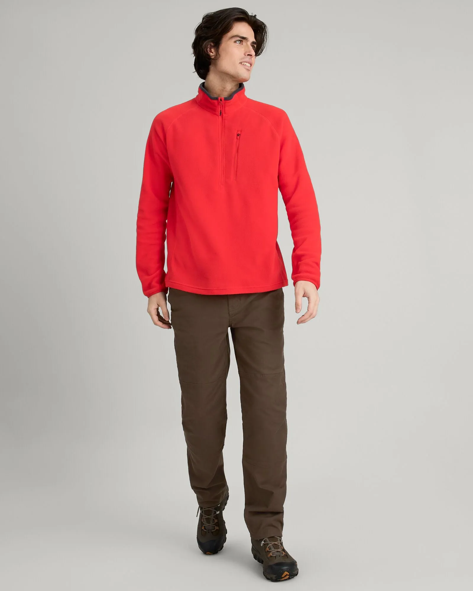 Men's Ridge 100 PrimaLoft Bio Pullover - Alpine Red
