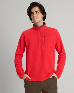 Men's Ridge 100 PrimaLoft Bio Pullover - Alpine Red