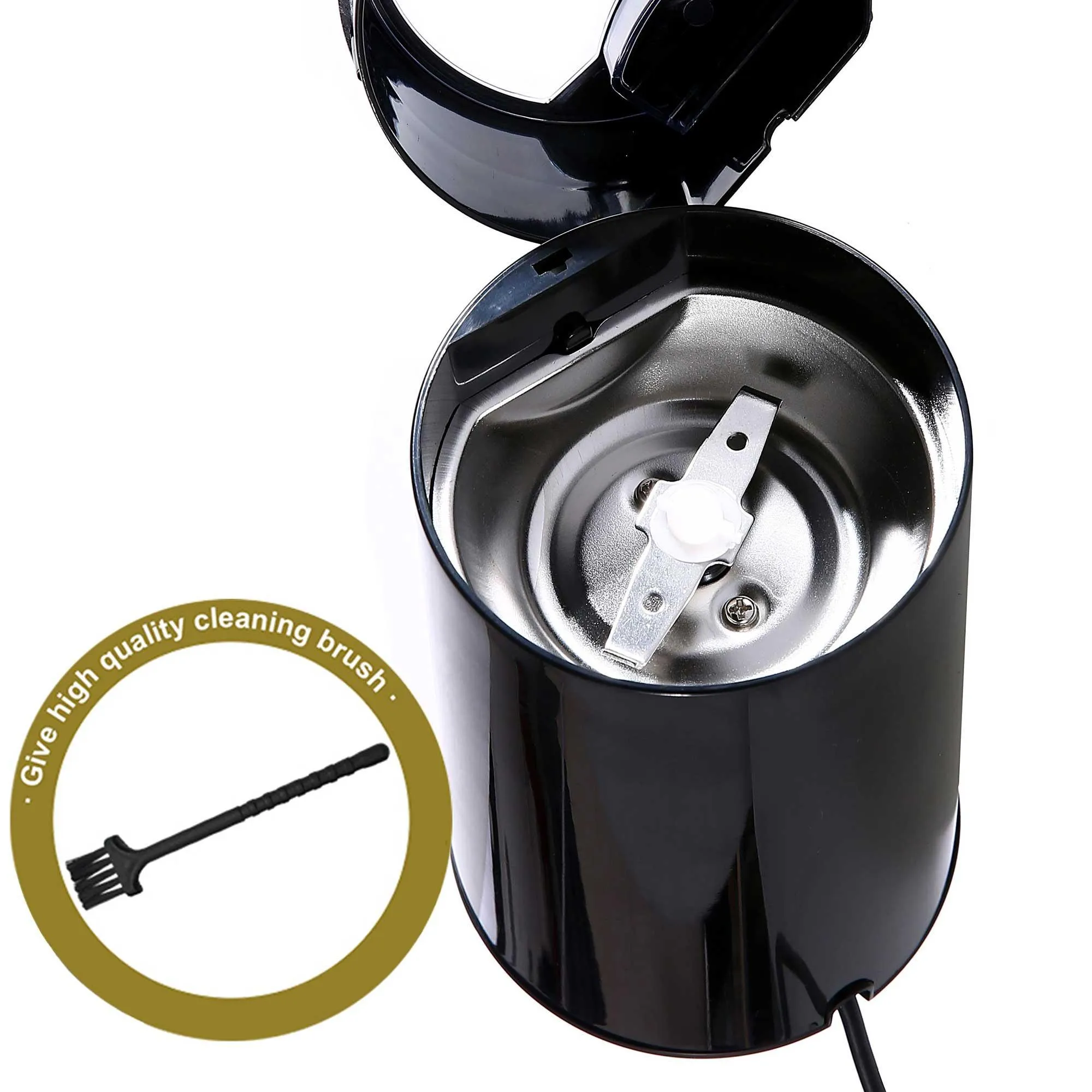 Mini Electric Stainless Steel Coffee Beans Grinder