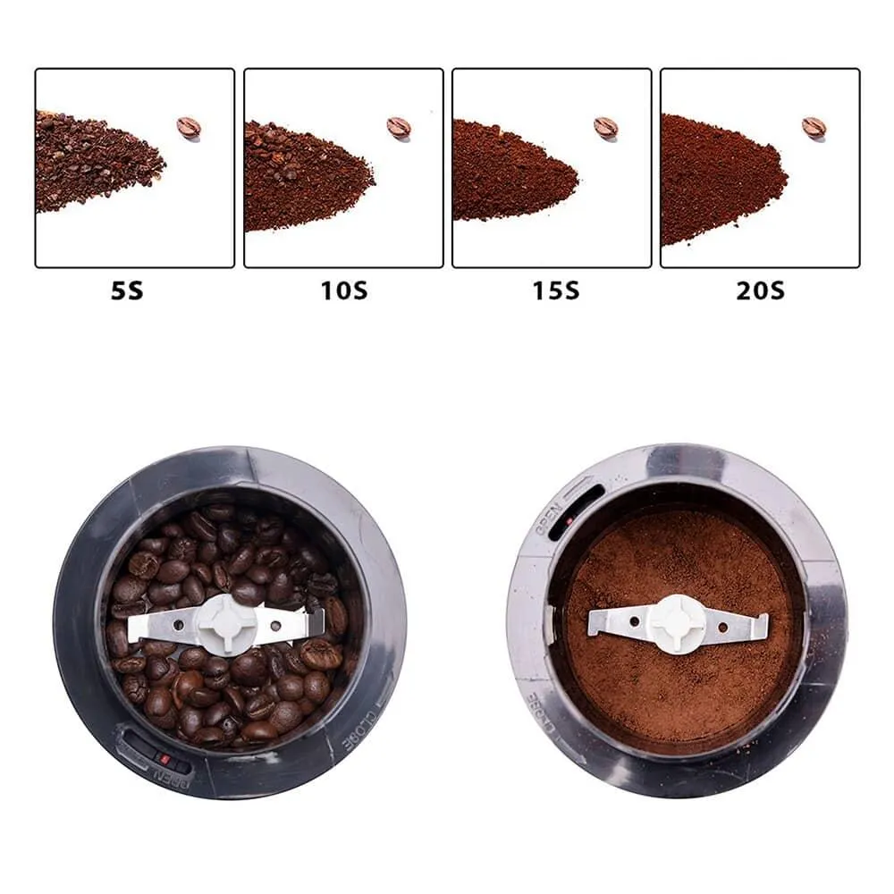 Mini Electric Stainless Steel Coffee Beans Grinder