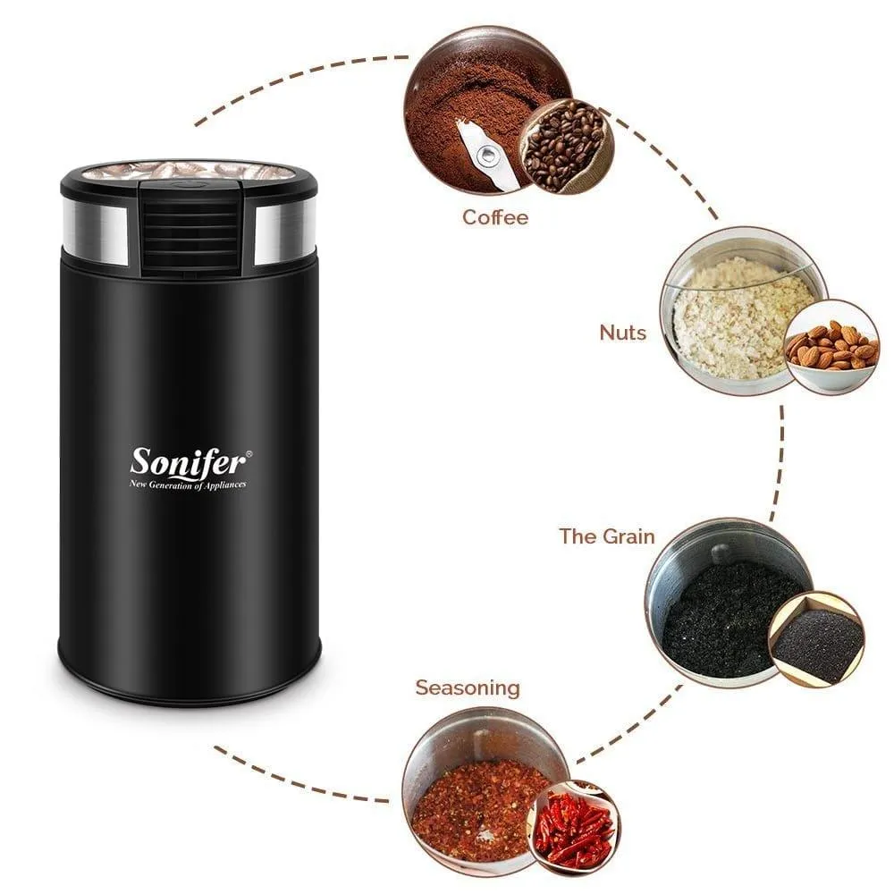 Mini Electric Stainless Steel Coffee Beans Grinder