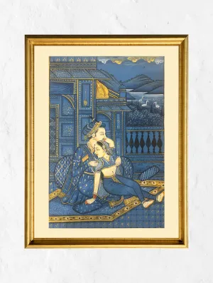 Miniature Art Painting - Moments of Love