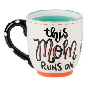 Mom Runs On Coffee & Chaos Mug
