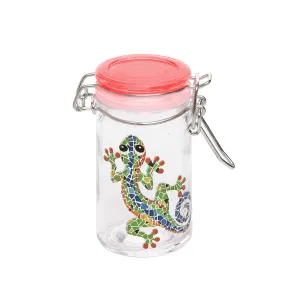 Mosaic Gecko Mini Jar