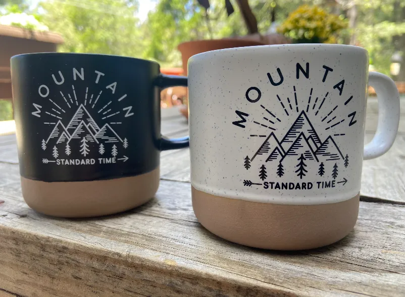 MOUNTAIN STANDARD TIME MUG- BLACK