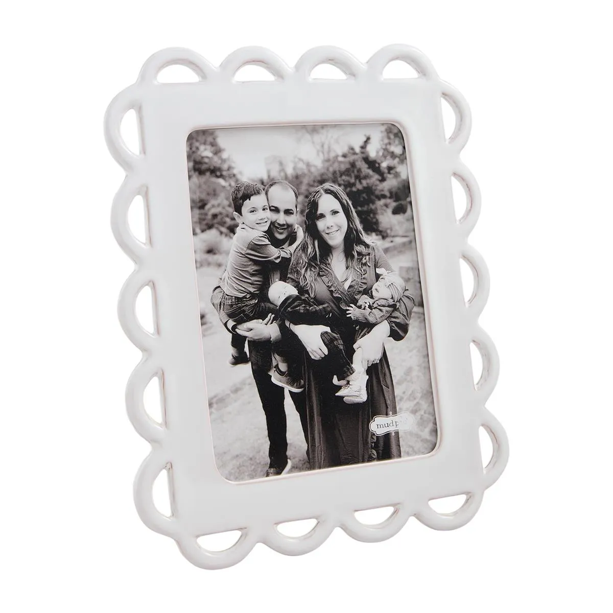 Mud Pie Large Scallop Frame