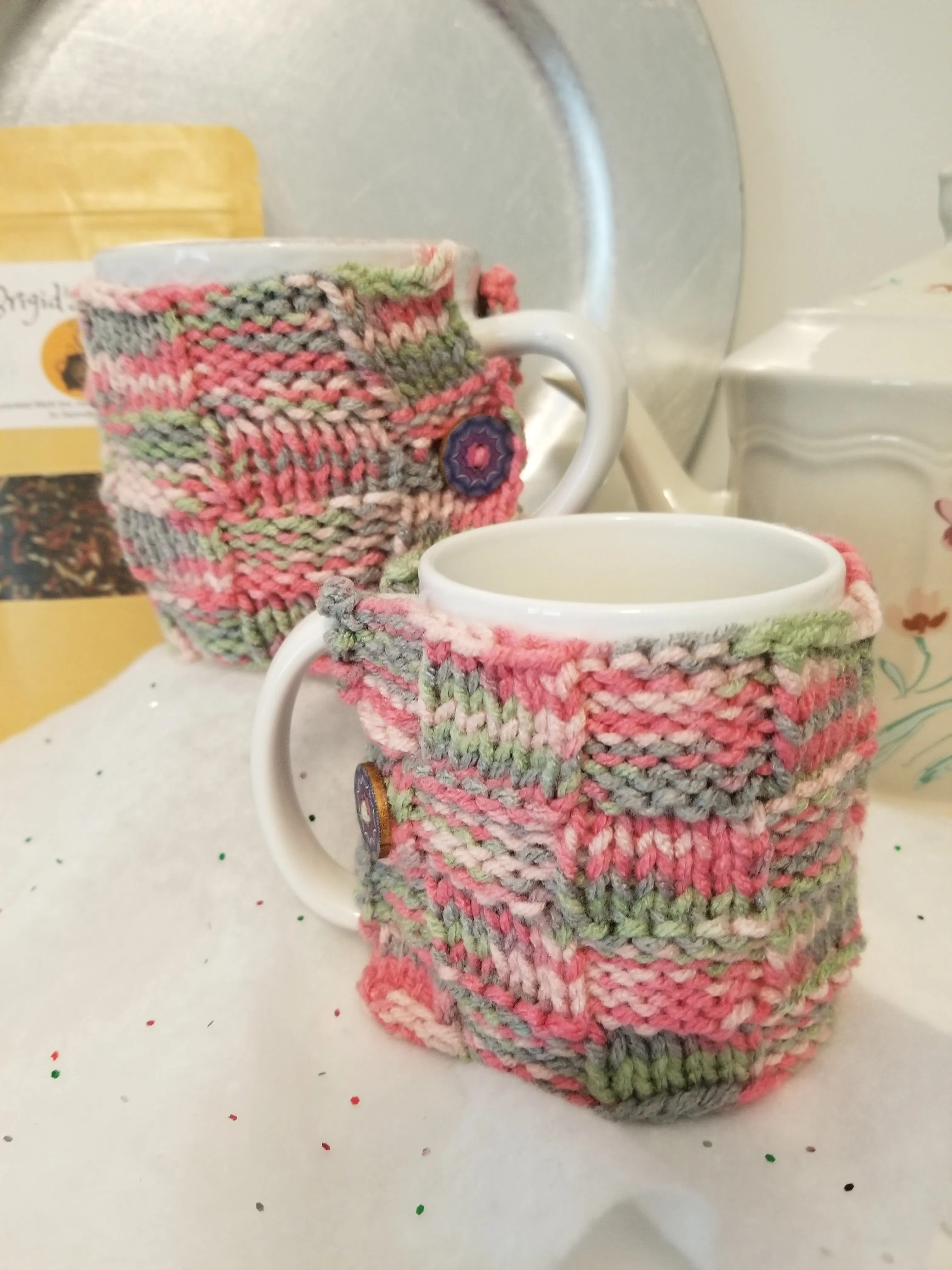 Mug Hug – Primrose – Basketweave style