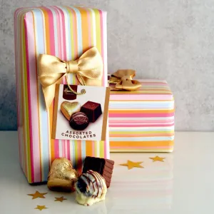 Multi Stripe Chocolate Ballotin