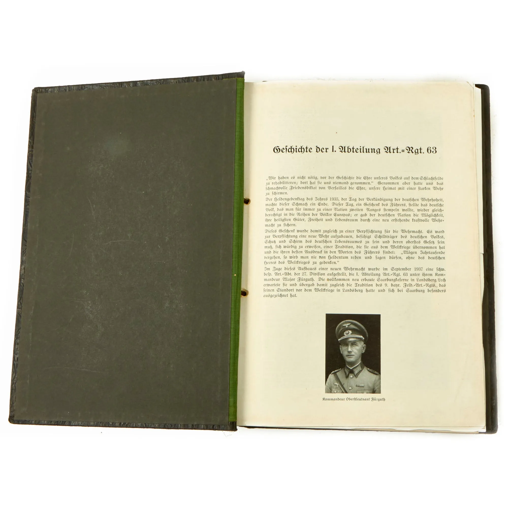 Original German WWII Heer Army "I" Company 63rd Artillery Regiment Photo Album - 34 Photos