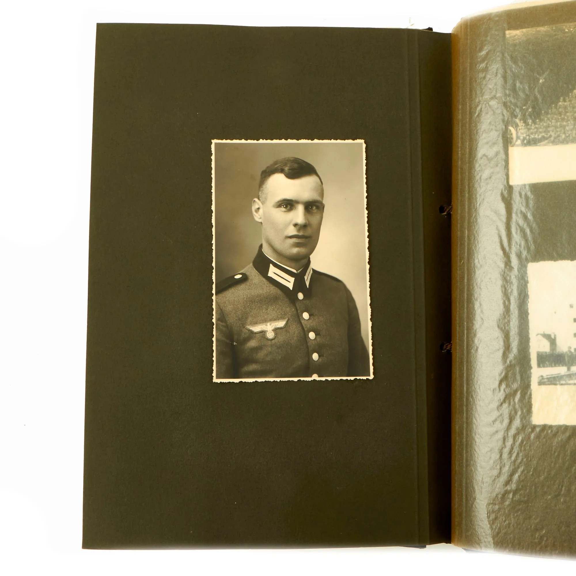 Original German WWII Heer Army "I" Company 63rd Artillery Regiment Photo Album - 34 Photos