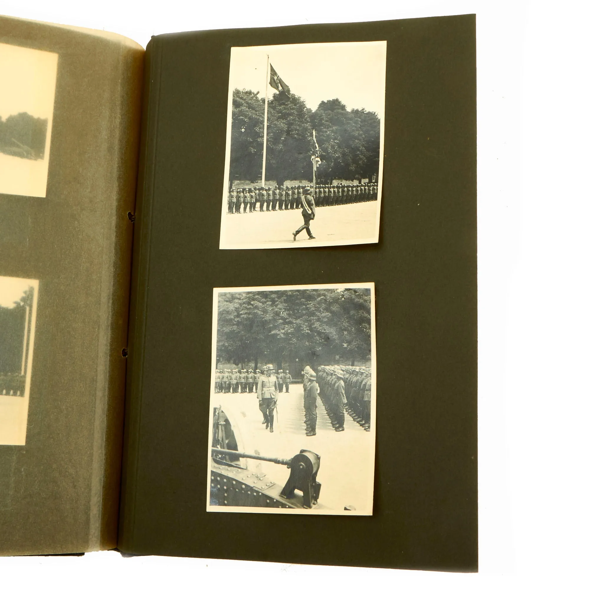 Original German WWII Heer Army "I" Company 63rd Artillery Regiment Photo Album - 34 Photos
