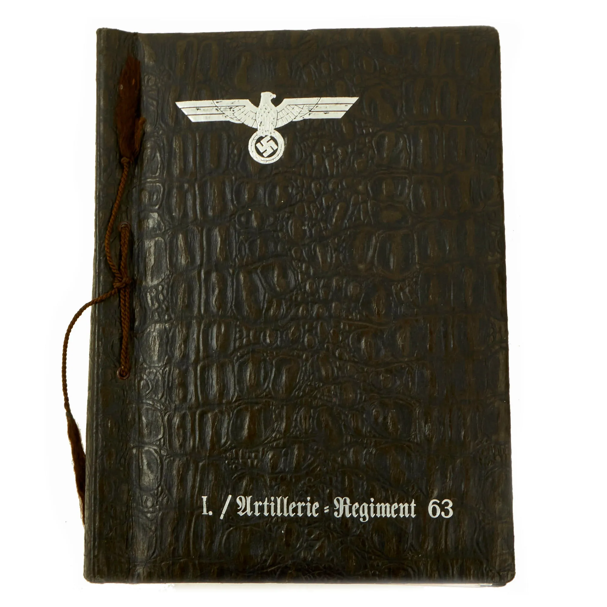 Original German WWII Heer Army "I" Company 63rd Artillery Regiment Photo Album - 34 Photos