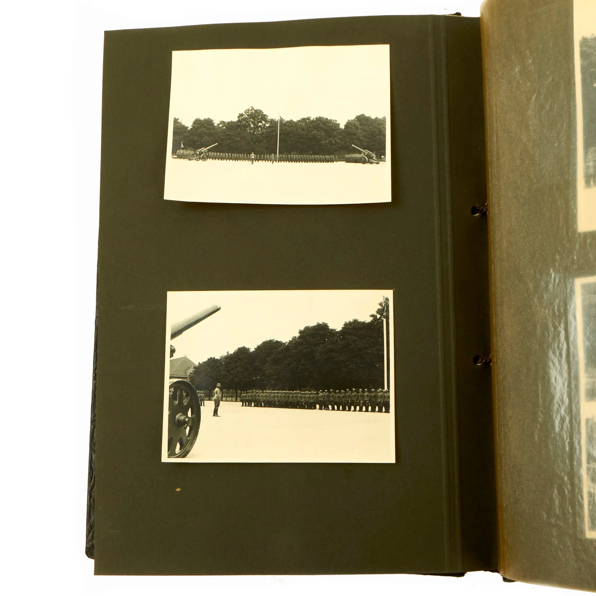 Original German WWII Heer Army "I" Company 63rd Artillery Regiment Photo Album - 34 Photos