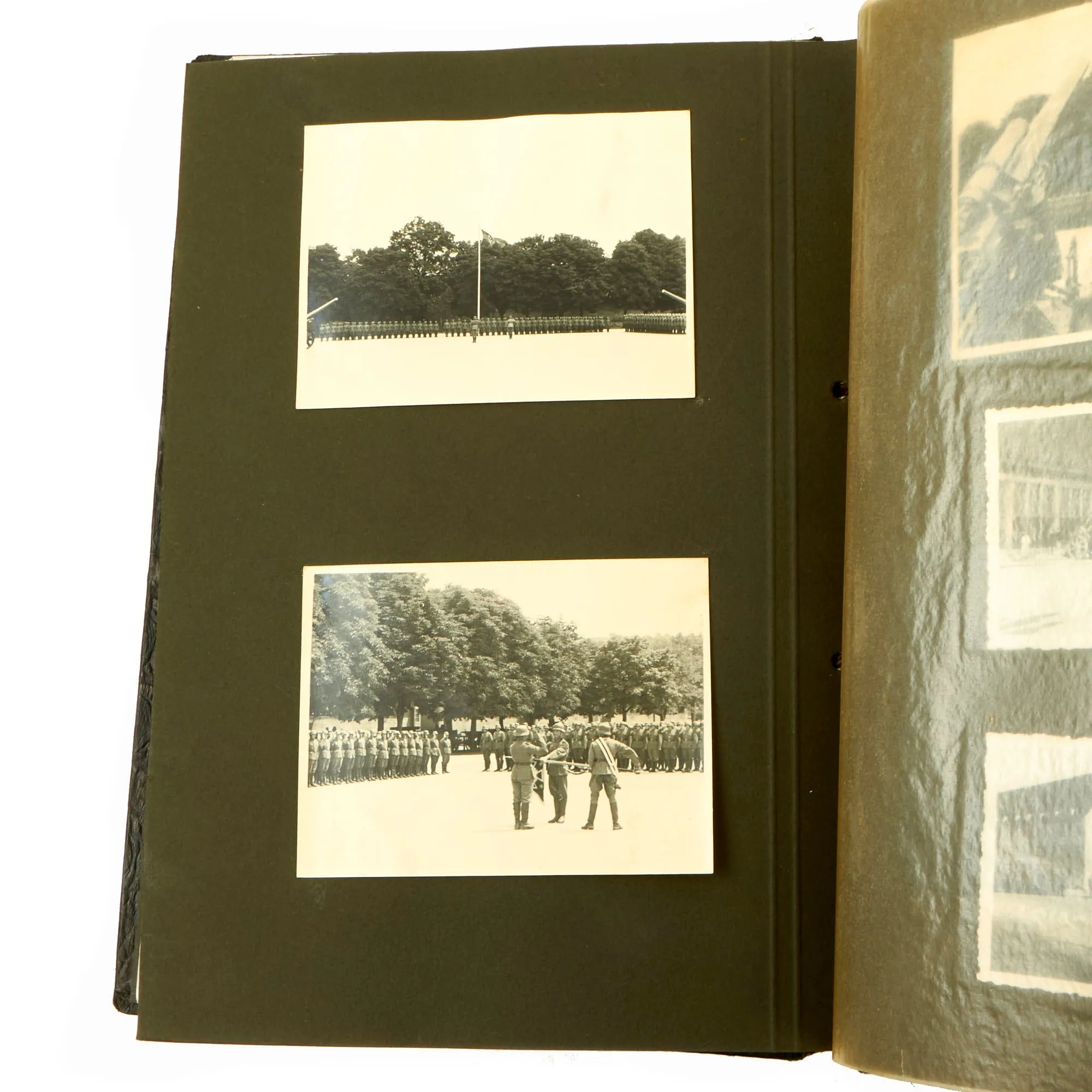 Original German WWII Heer Army "I" Company 63rd Artillery Regiment Photo Album - 34 Photos