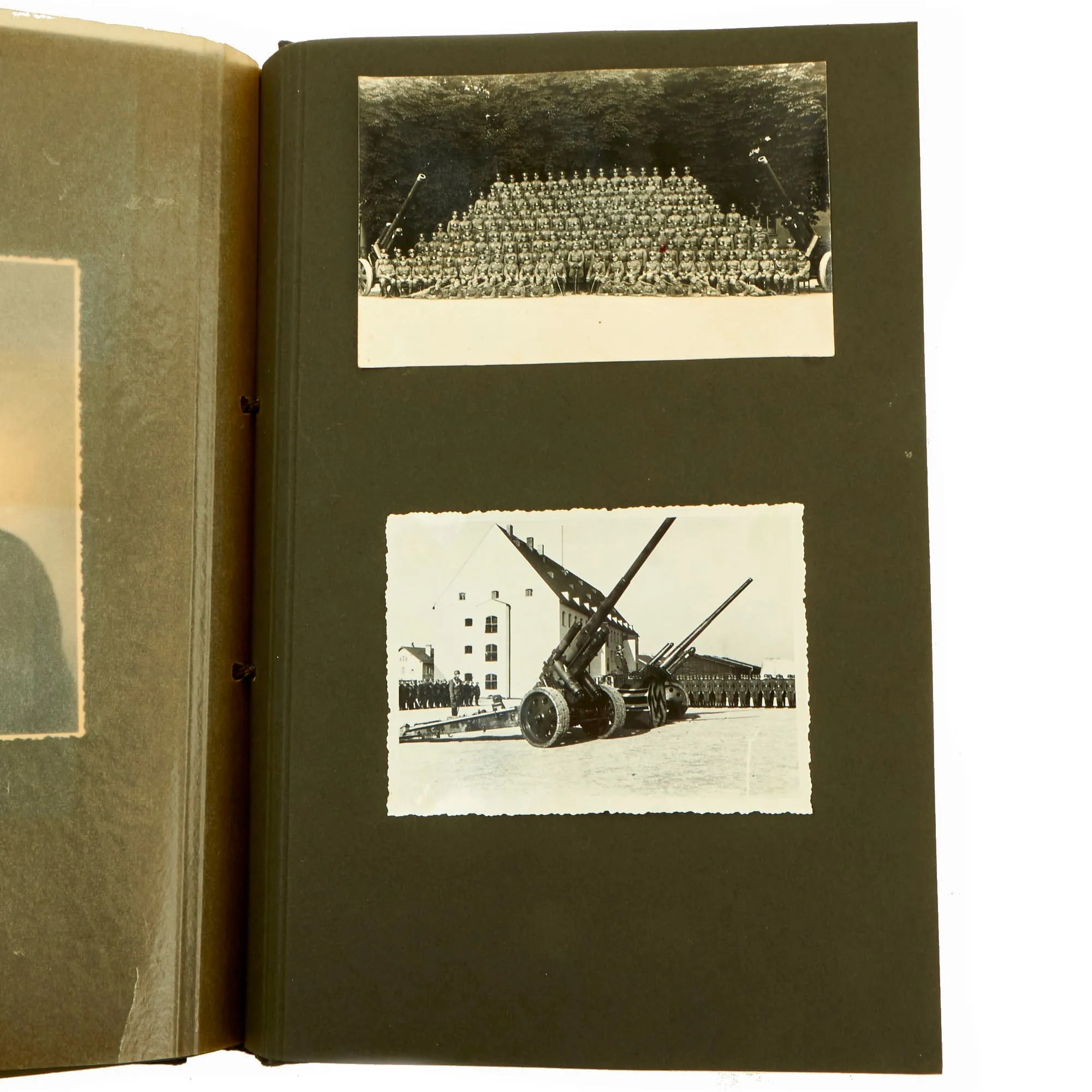 Original German WWII Heer Army "I" Company 63rd Artillery Regiment Photo Album - 34 Photos