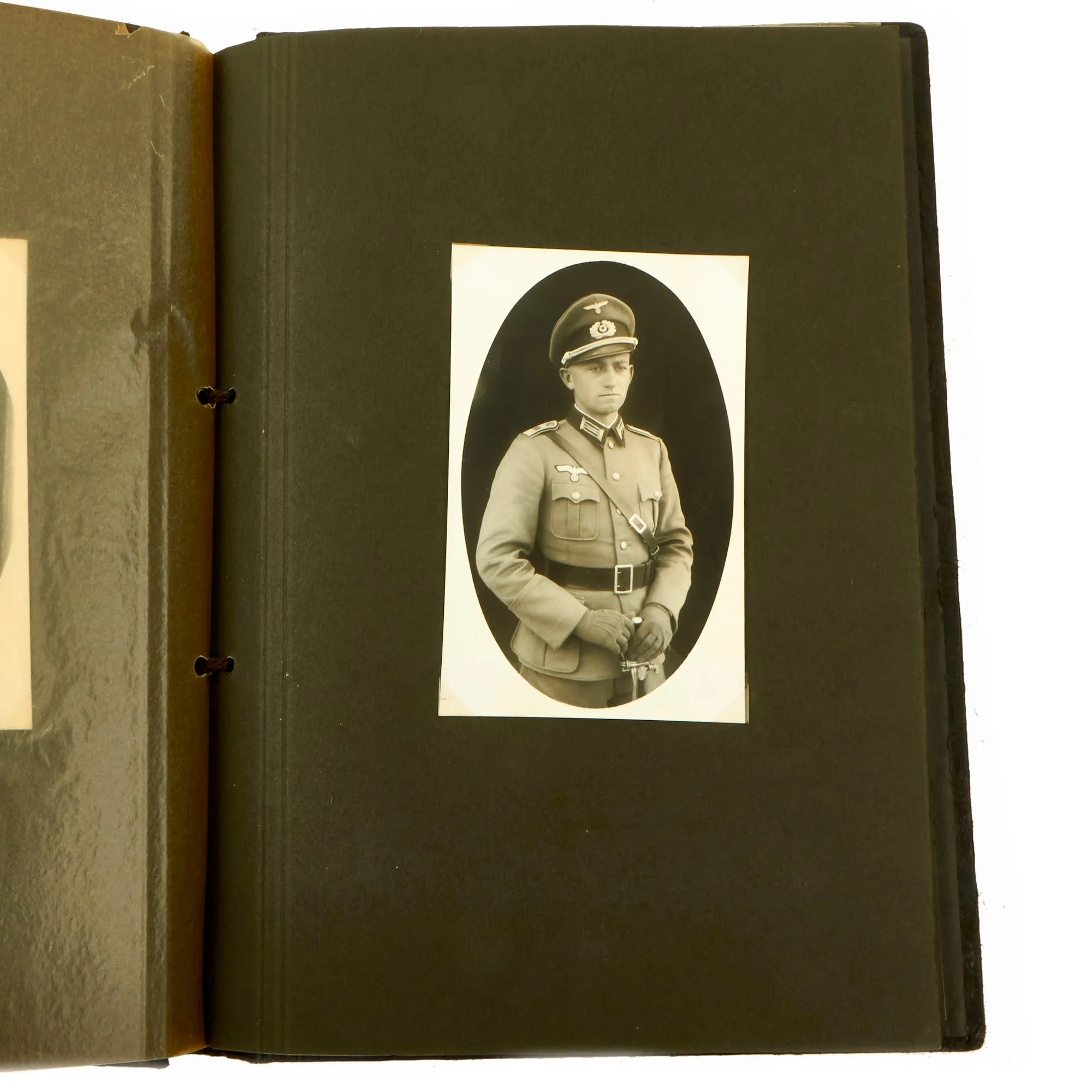 Original German WWII Heer Army "I" Company 63rd Artillery Regiment Photo Album - 34 Photos