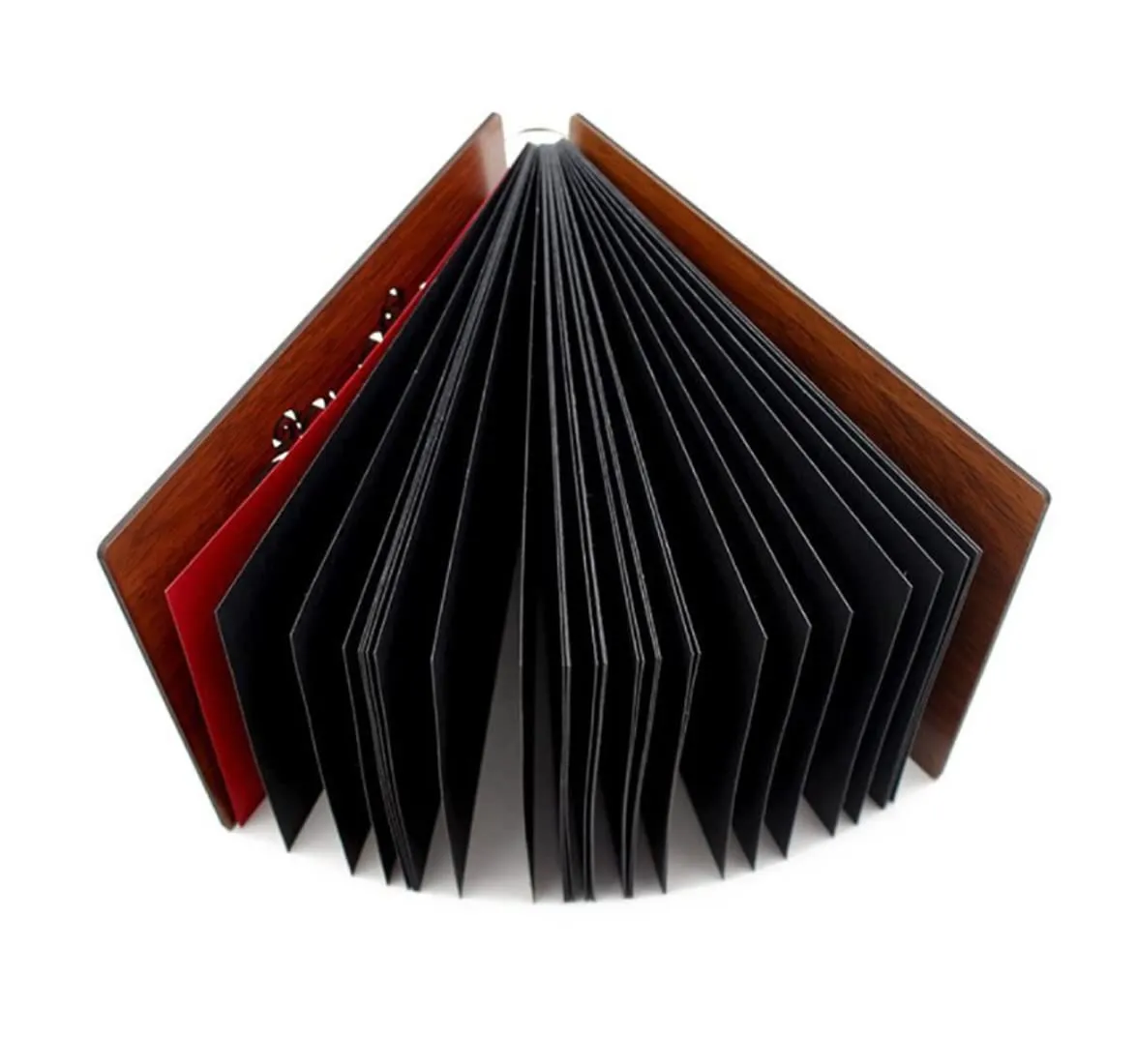 PAPER PLANE DESIGN Loved One's Craft Scrapbook, Photo Book Travel Diary Album (Black and White, 14 x 10 inches)