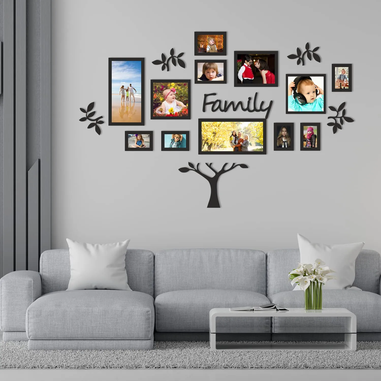 PAPER PLANE DESIGN Photo Frame Collage Set for Home Decor With Wall Hanging And Wall Accents for wall (Art Deco_05)