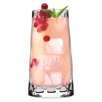 PASABACHE LEAFY LONG DRINK GLASS - 15.75 OZ/450 CC