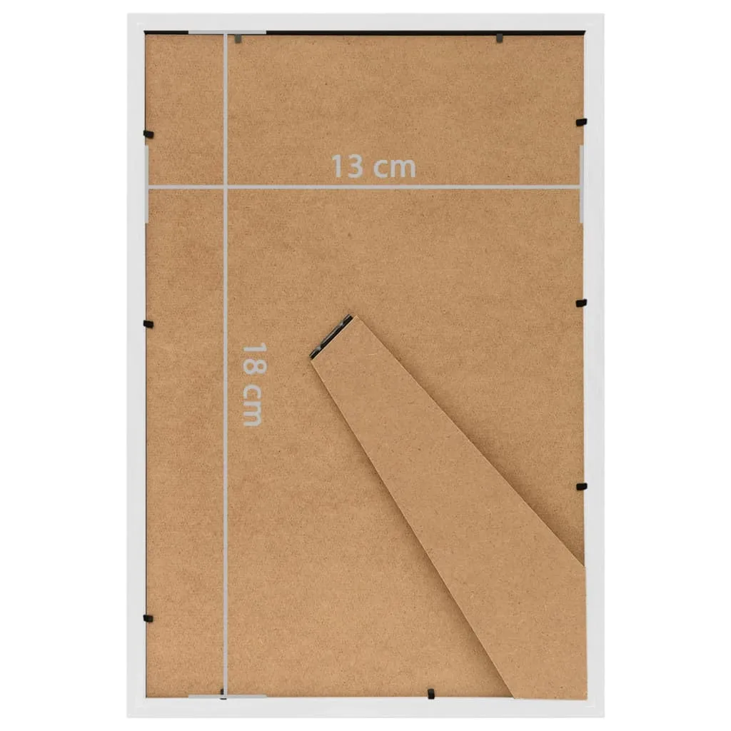 Photo Frames Collage 3 pcs for Table White 13x18 cm MDF