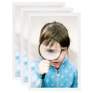 Photo Frames Collage 3 pcs for Table White 13x18 cm MDF