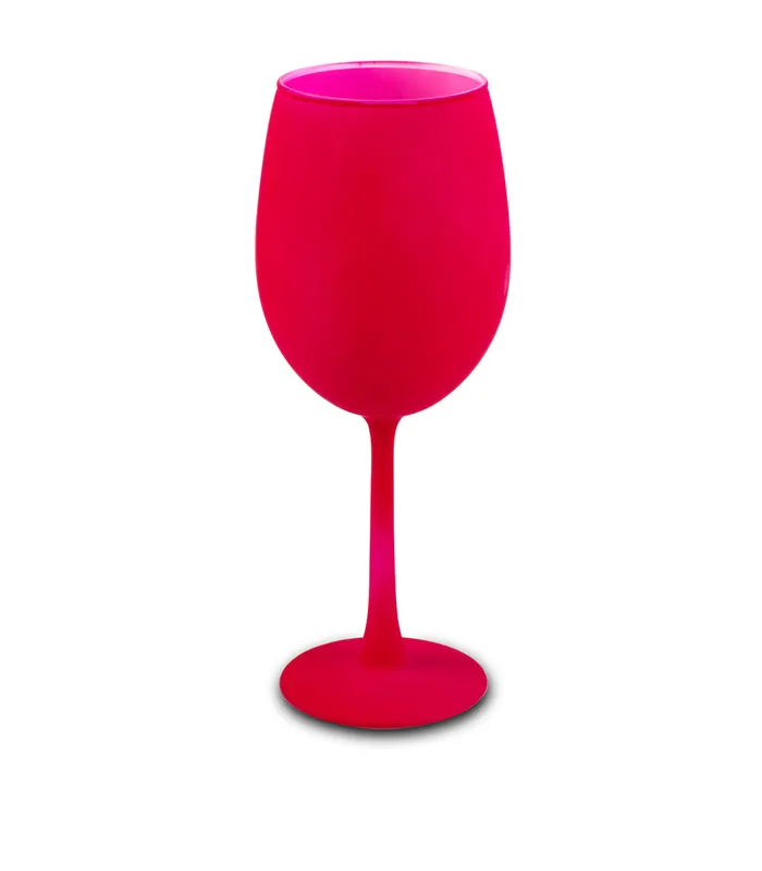 Pink Rose Wine Glasses - Set of 2
