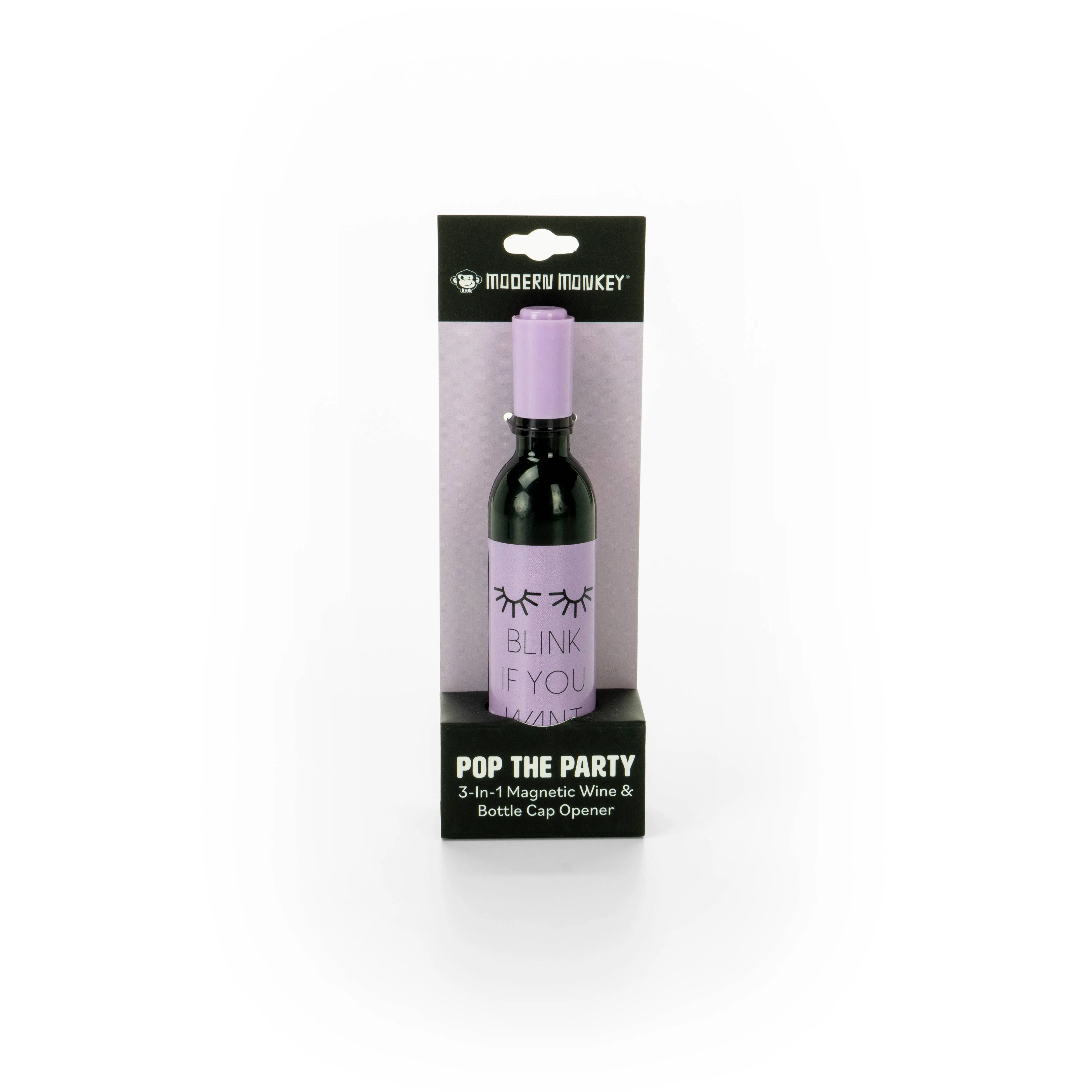 Pop The Party 3-in-1 Magnetic Wine & Bottle Cap Opener