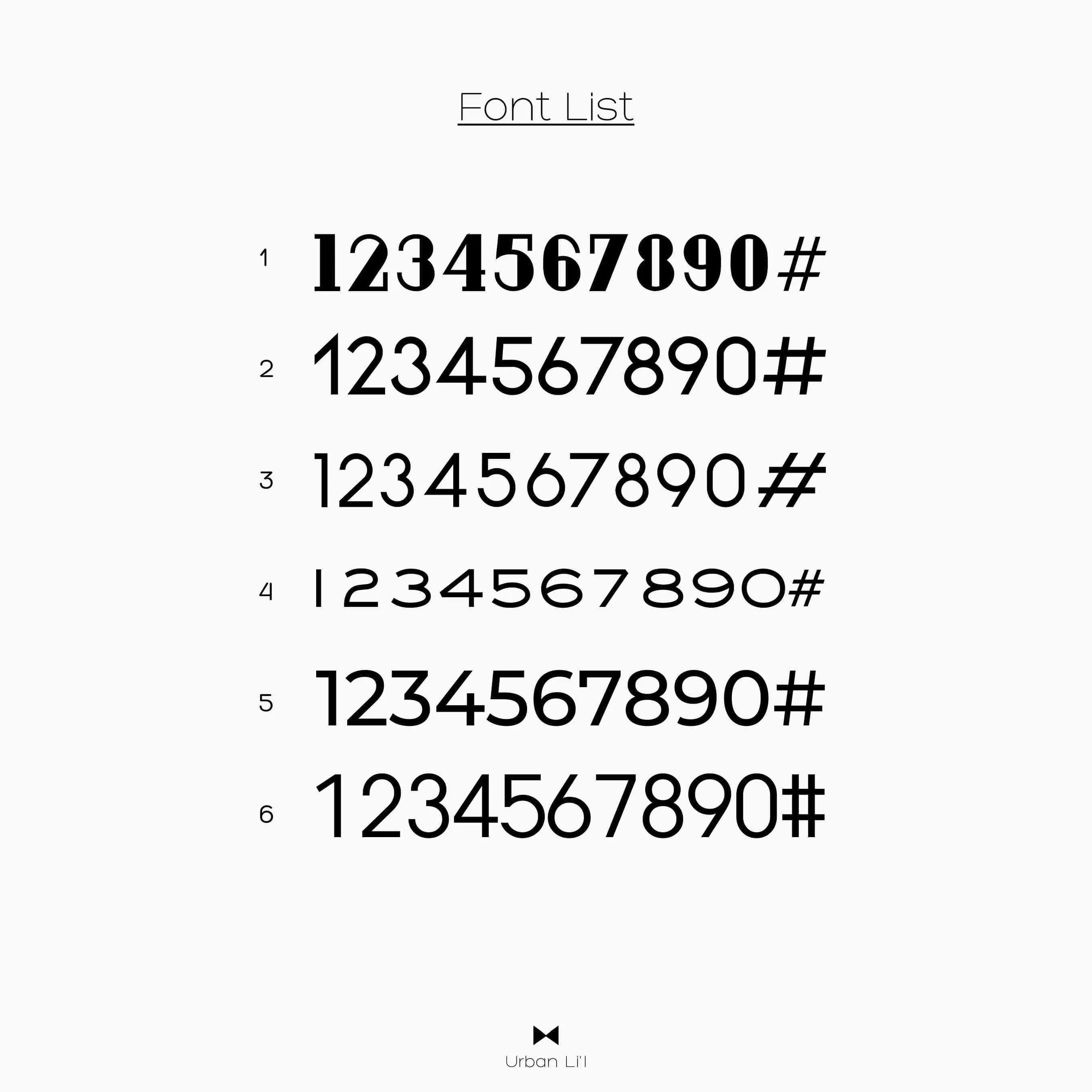 Pop-up Unit Number Signage -Dome
