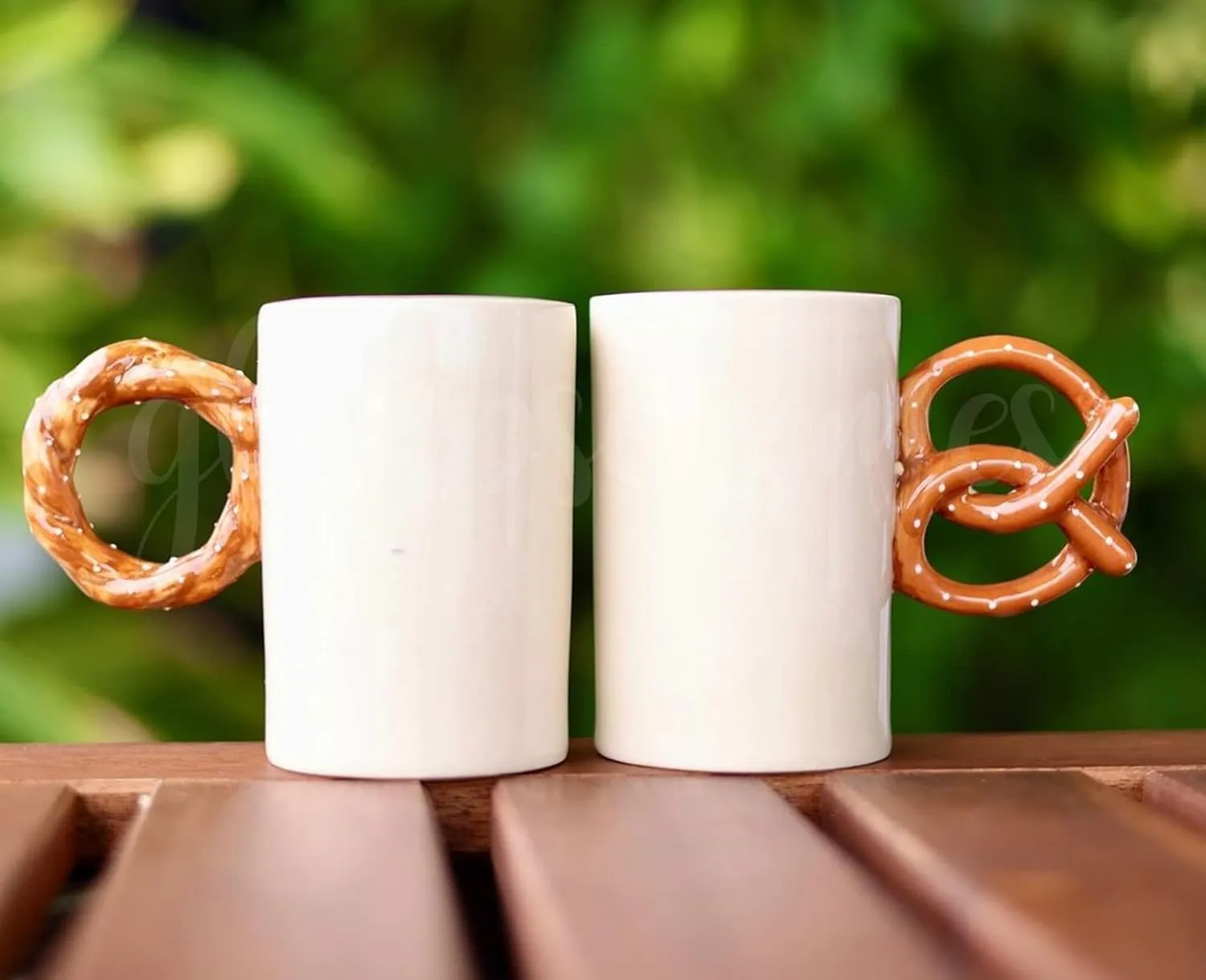 PRETZEL & BAGEL COFFEE MUG 250ML - PACK OF 2