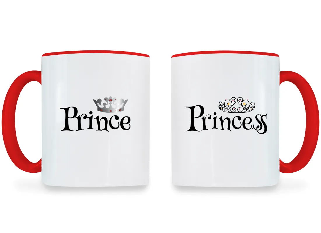 Prince & Princess - Couple Coffee Mugs