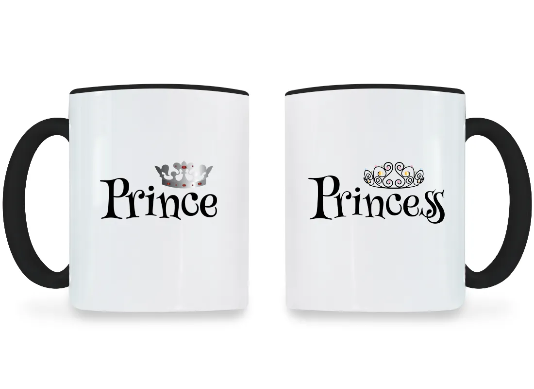 Prince & Princess - Couple Coffee Mugs