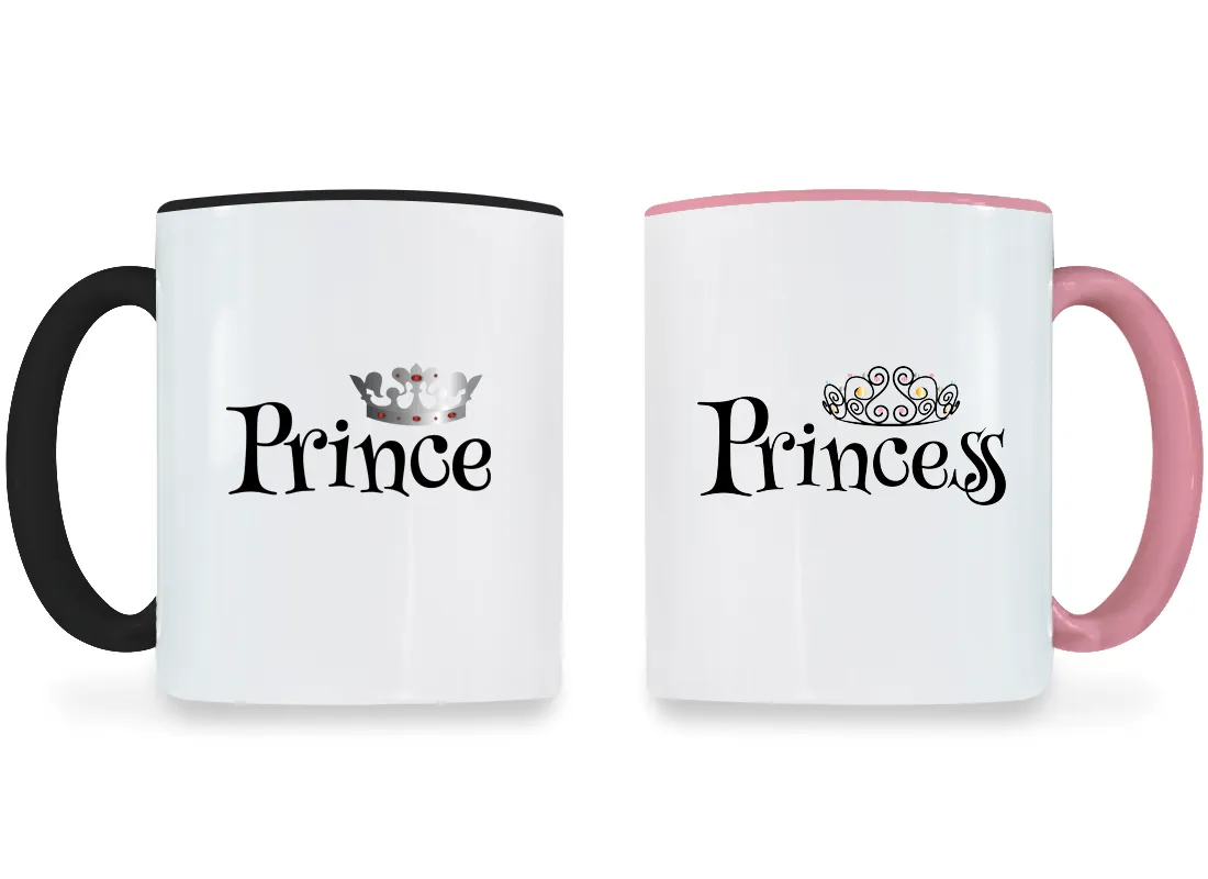 Prince & Princess - Couple Coffee Mugs