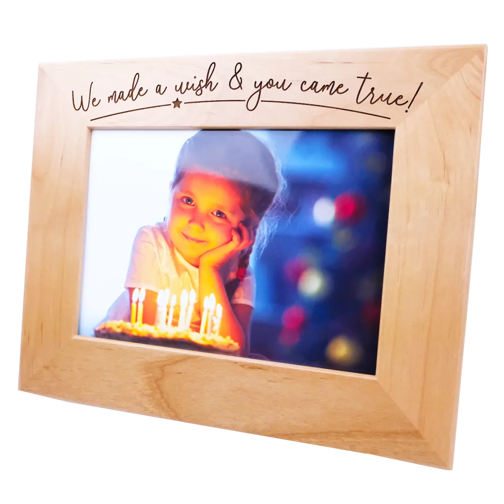 "We Made A Wish" Landscape Frame