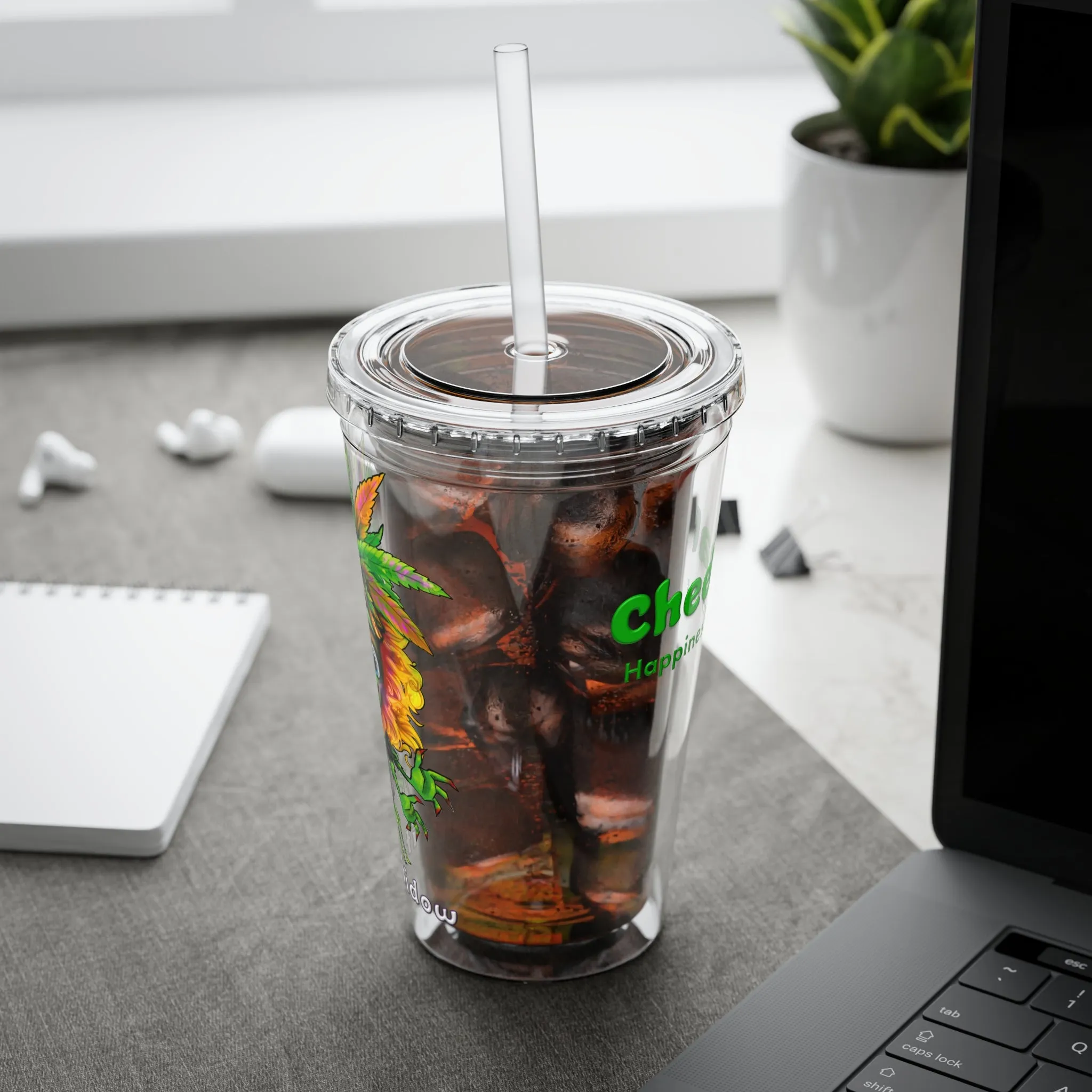 Roadie with Straw, 16oz - WhiteWidow