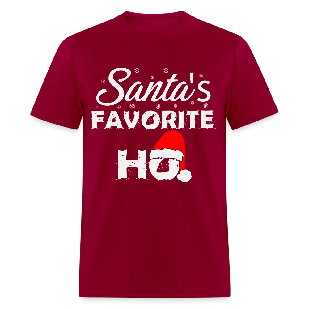 Sant's Favorite Ho - Funny Christmas T-Shirt
